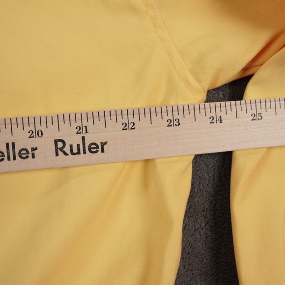 VTG Tommy Hilfiger Golf Jacket Mens M Yellow Langley Airforce Base Eaglewood GC - Picture 6 of 13